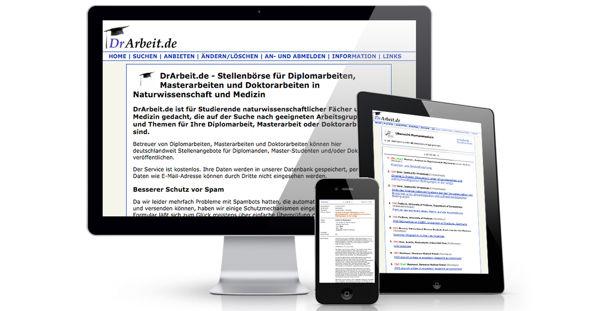 DrArbeit – Stellenbörse für Studierende